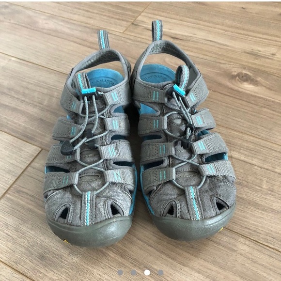 Grey Blue Keen Sport Sandals - Picture 2 of 3